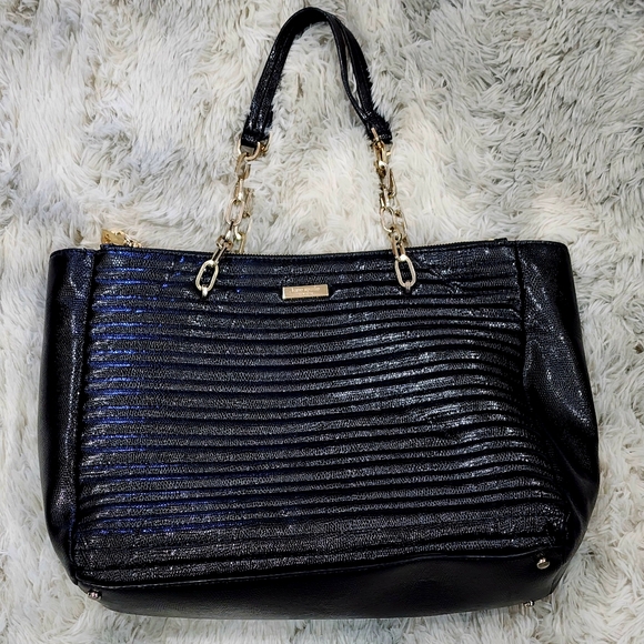 KATE SPADE New York | Paulina Karen Court | Black Leather Tote - Picture 2 of 12